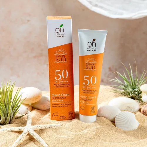 Officina Naturae Sunscreen SPF 50 in Aluminium tube